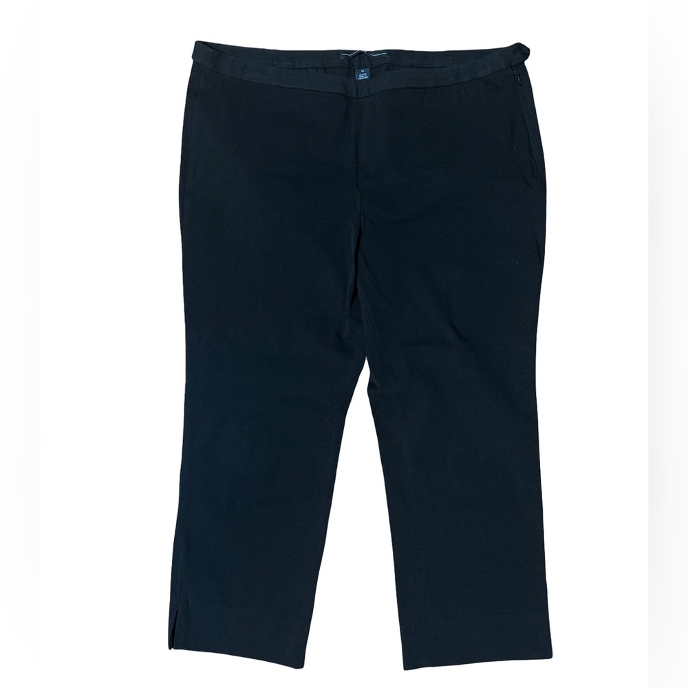 GAP Black Cropped Pants Stretch